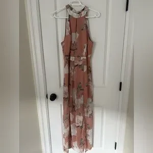 strapless open back dress DYNAMITE Women Fit & Flare Dresses Regular fit in Pink